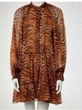 Misa Los Angeles Tiger Print Mini Dress